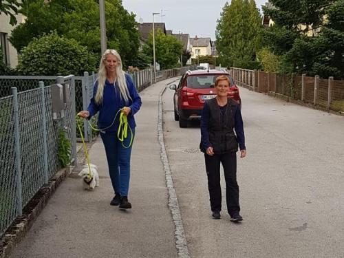 Mantrailing mit Nina Scheiner am 17.8.2021